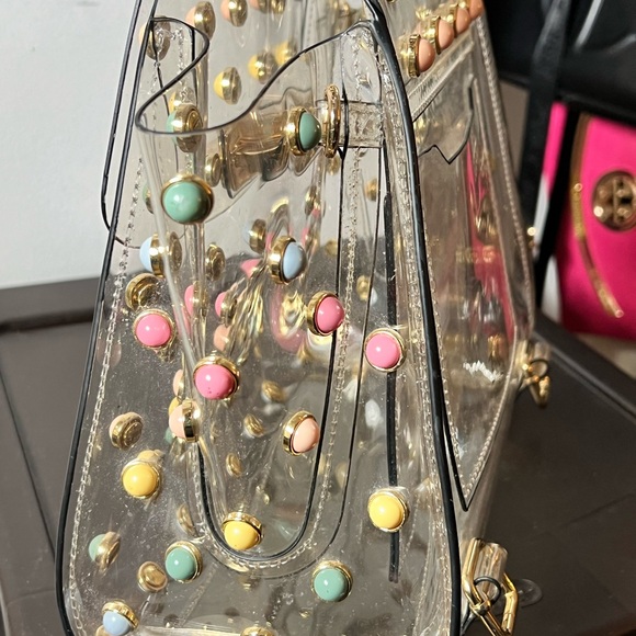 DESIGNER ZAC POSEN CLEAR BAG!RARE FIND! Very cutesy very demure - Picture 3 of 6